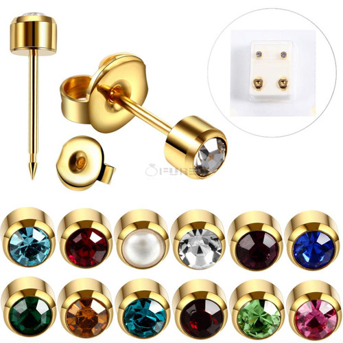 Women girls kids 4mm - 4mm, gold