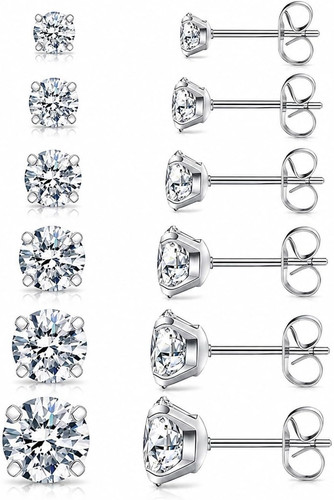 Pairs stud earrings set - 6,