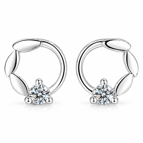 925 sterling silver stud - silver,