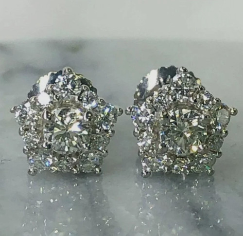 2ct round cut real diamond - 2ct,