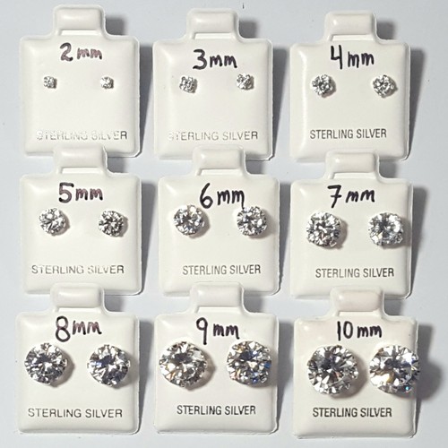 925 sterling silver round cut - 925,