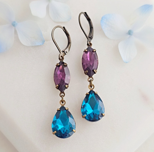 Amethyst purple crystal - amethyst,