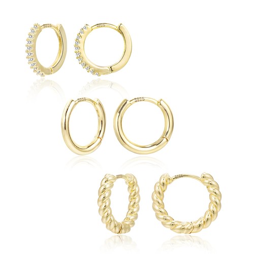 Pairs small huggie hoop - pairs,