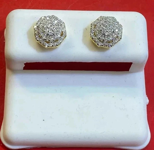 2ct round cut real moissanite - 2ct,