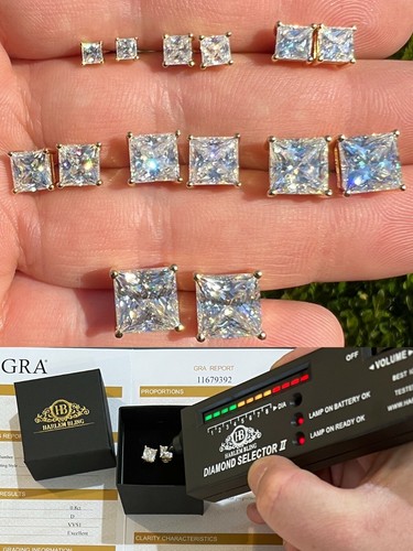 Real moissanite square - real,