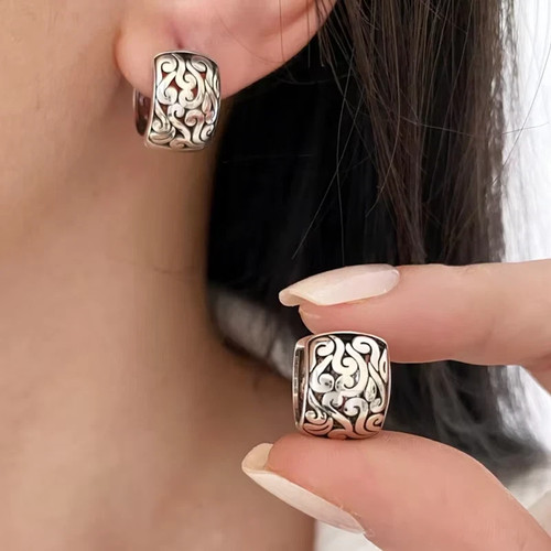 925 sterling silver retro - silver,