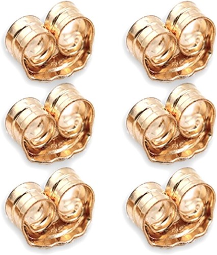 Pairs 14k gold earring backs - 3,