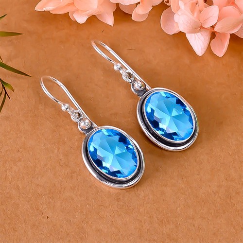 Blue topaz 925 sterling silver - 925,