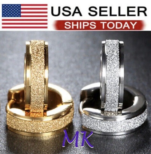Huggie hoop earrings gold - huggie,