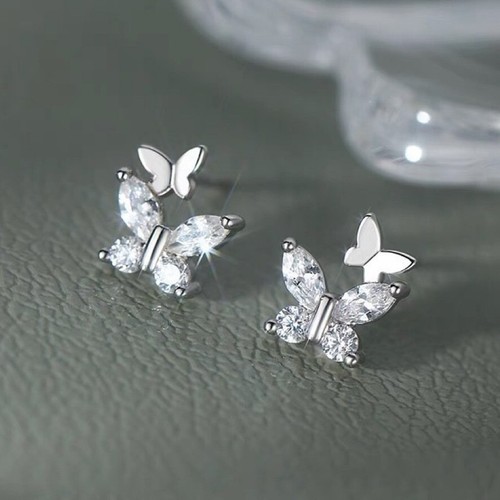 925 sterling silver crystal - silver,