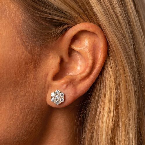 Floral stud earrings for - floral,