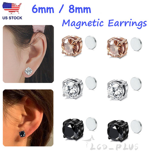 Titanium steel magnetic stud - titanium,