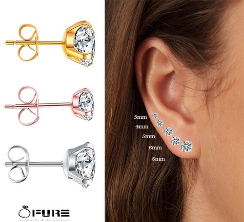 Stud earrings sparkling - earrings,