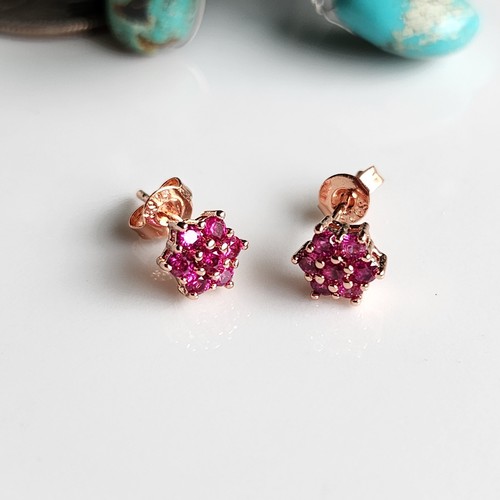 925 sterling silver 2mm ruby - 2mm,