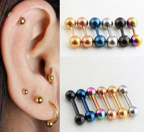 2pcs stainless steel stud - steel,