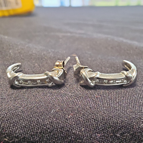 925 silver earrings butterfly - earrings,,