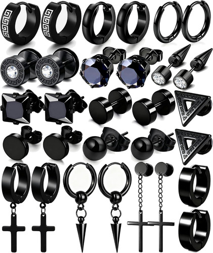 Pairs earrings for men - 15,