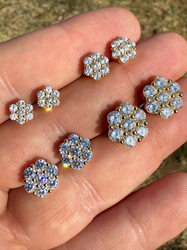 Cluster flower set earrings - flower,