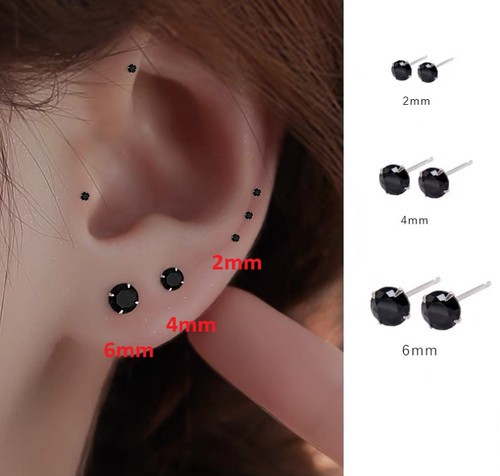 Pair solid 925 sterling - a,