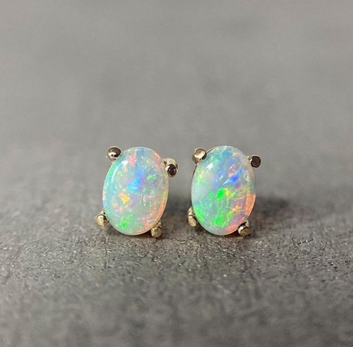 100 original fire opal oval - fire,