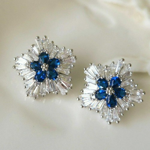 Elegant cubic zircon - cubic, silver