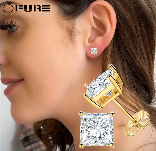 Diamond stud earrings - stud,
