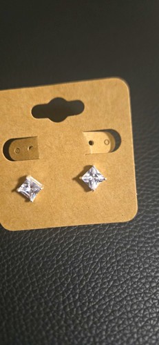 Sterling silver square - silver,