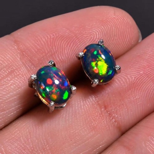 100 original fire opal oval - original,